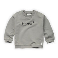 Sproet and Sprout Storm Grey E=MC2 Sweatshirt