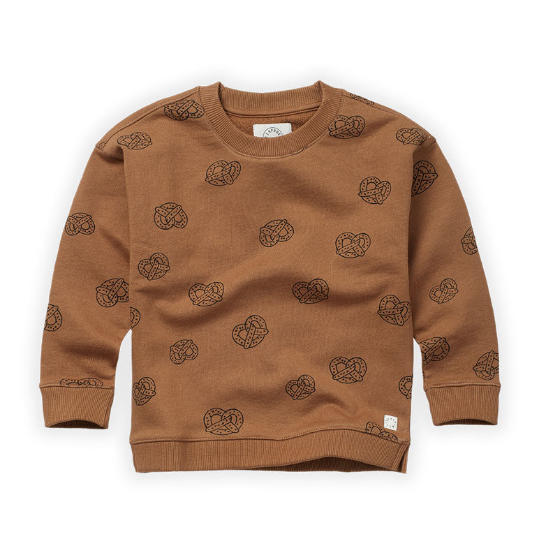Sproet and Sprout Lion Pretzel Sweatshirt
