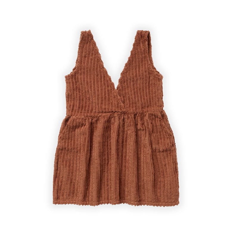 Sproet and Sprout Hazelnut Corduroy Wrap Dress
