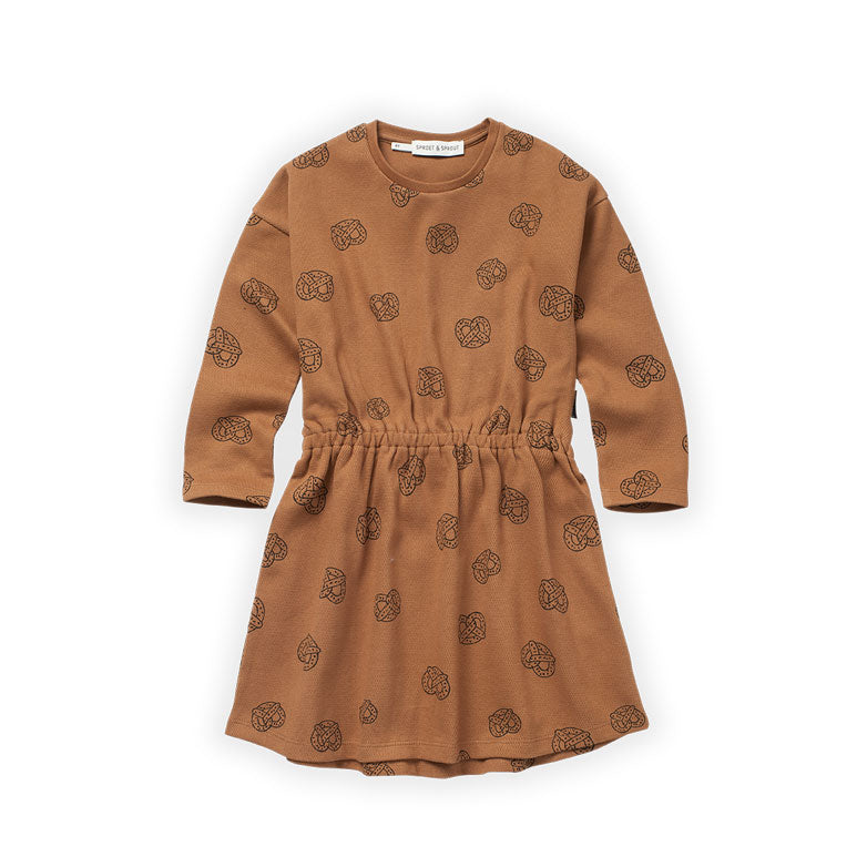 Sproet and Sprout Lion Pretzel Skater Dress