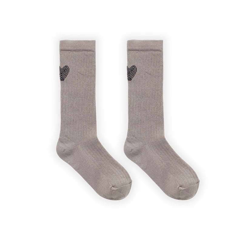 Sproet and Sprout Mud Heart High Socks