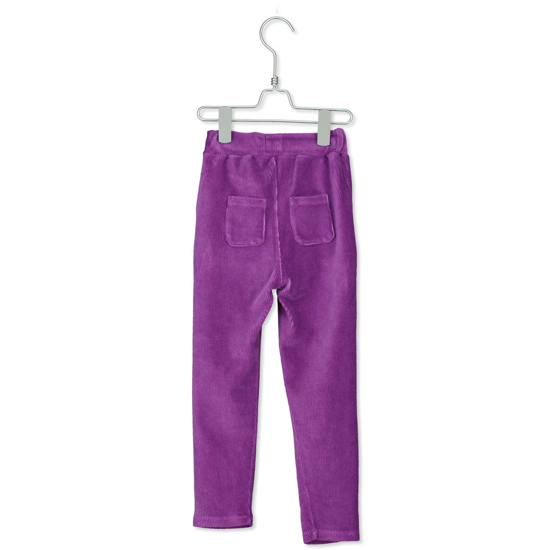 LotieKids Violet Solid Jegging Corduroy