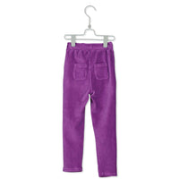 LotieKids Violet Solid Jegging Corduroy