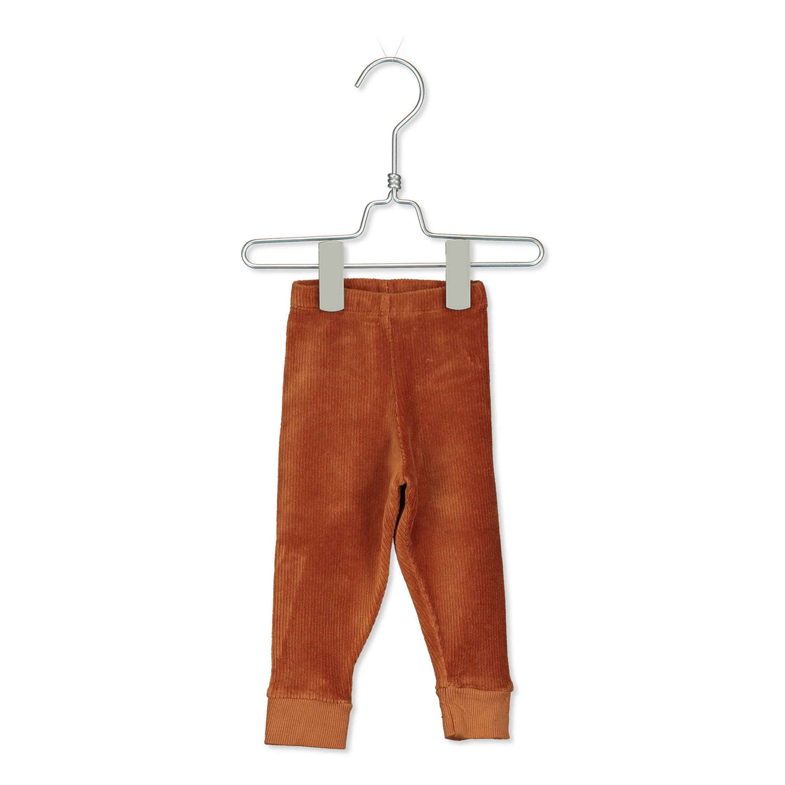 LotieKids Caramel Solid Baby Corduroy Leggings