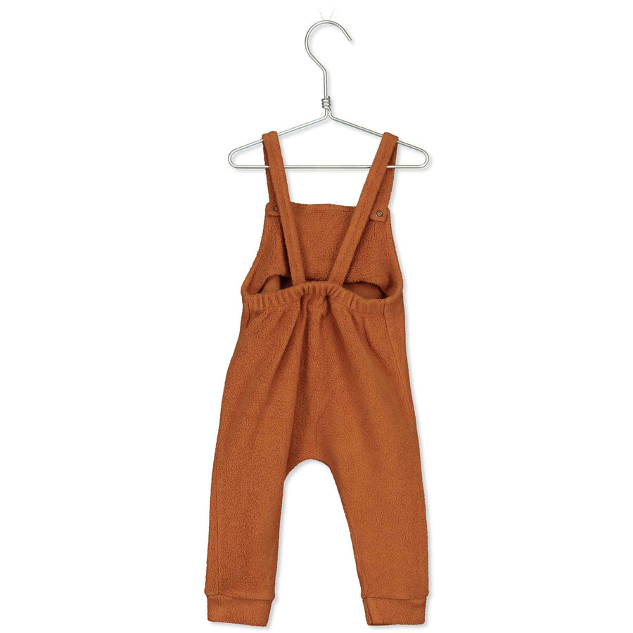 LotieKids Caramel Solid Dungaree
