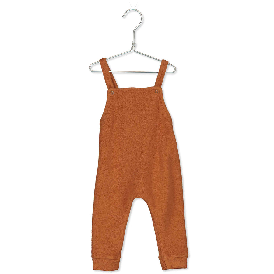 LotieKids Caramel Solid Dungaree