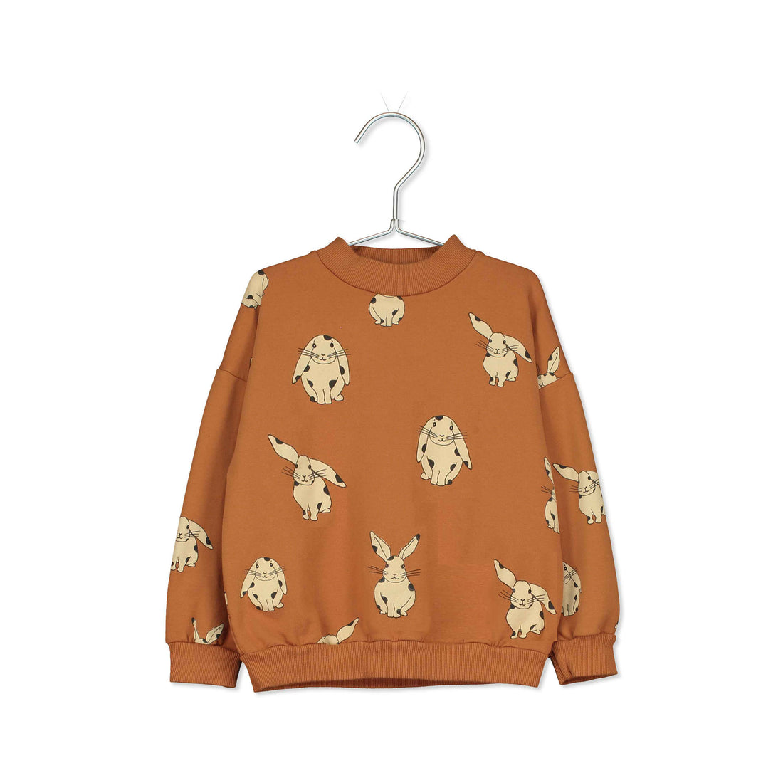 LotieKids Caramel Rabbits Baby Sweatshirt