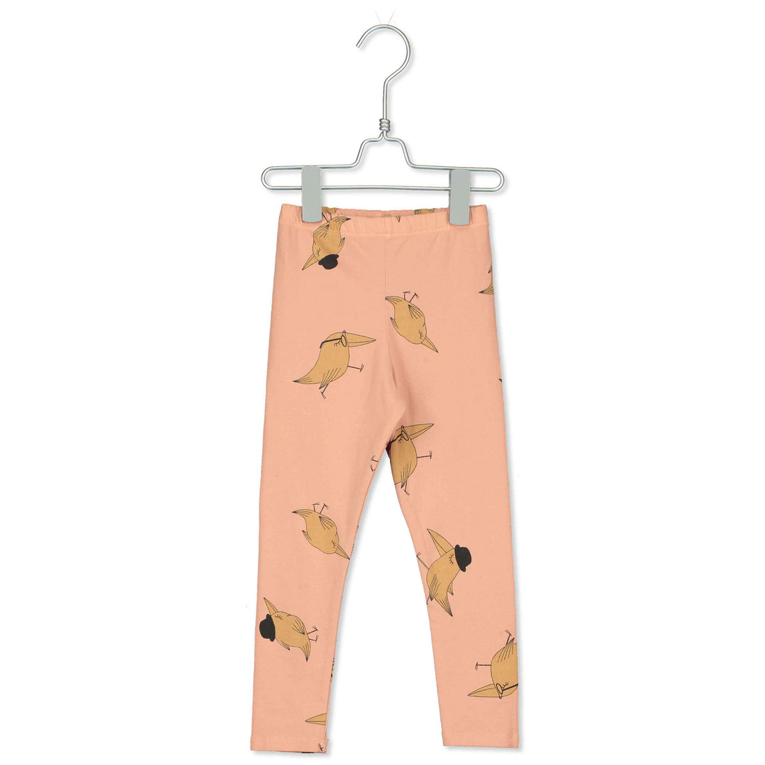 LotieKids Pale Pink Birds Hats Leggings