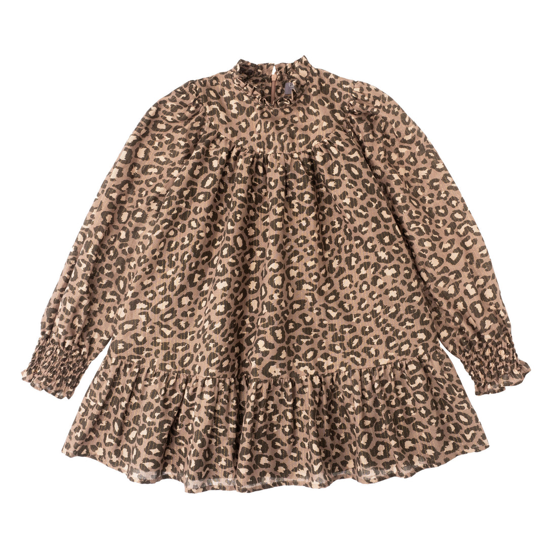 Tocoto Vintage Midi Animal Print Dress
