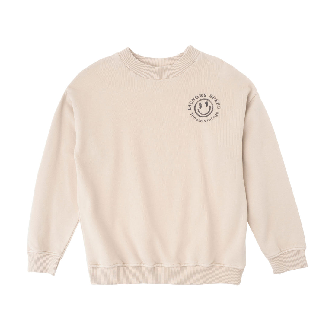 Tocoto Vintage Cream Printed Sweatshirt