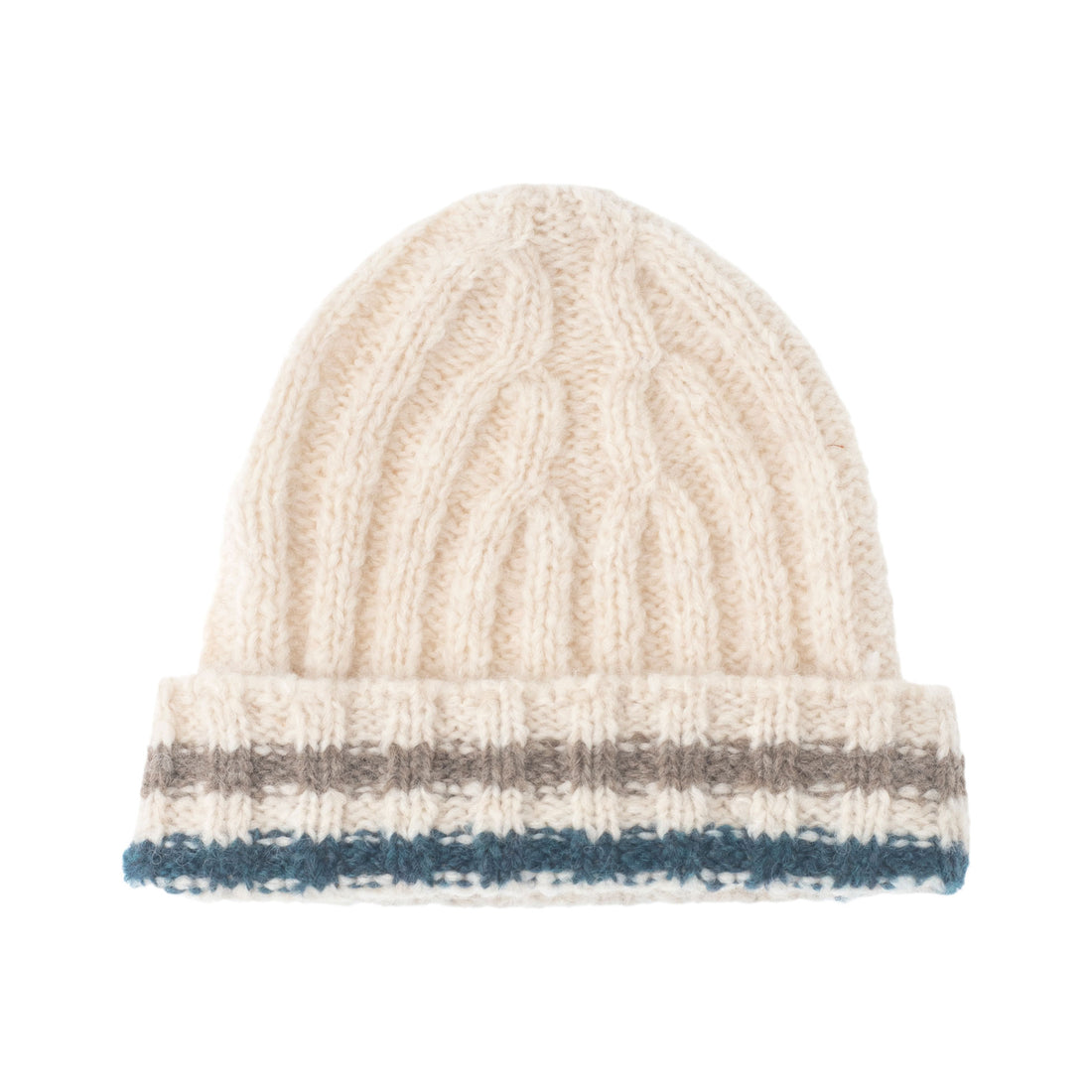 Tocoto Vintage Knit Striped Cap