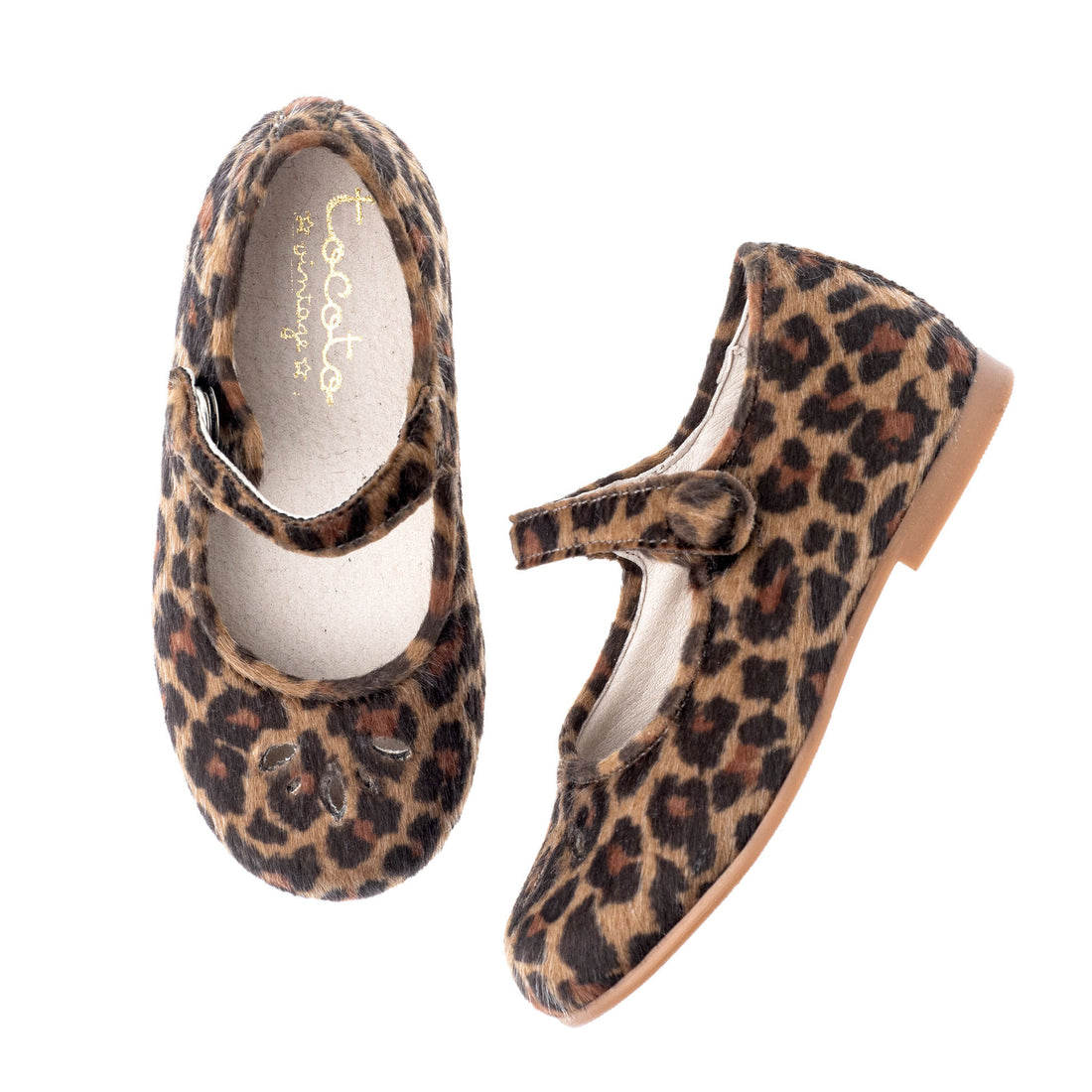 Tocoto Vintage Animal Print Mary Jane