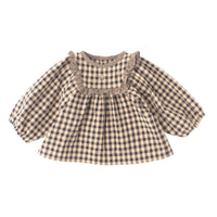 Tocoto Vintage Plaid Vichy Baby Blouse