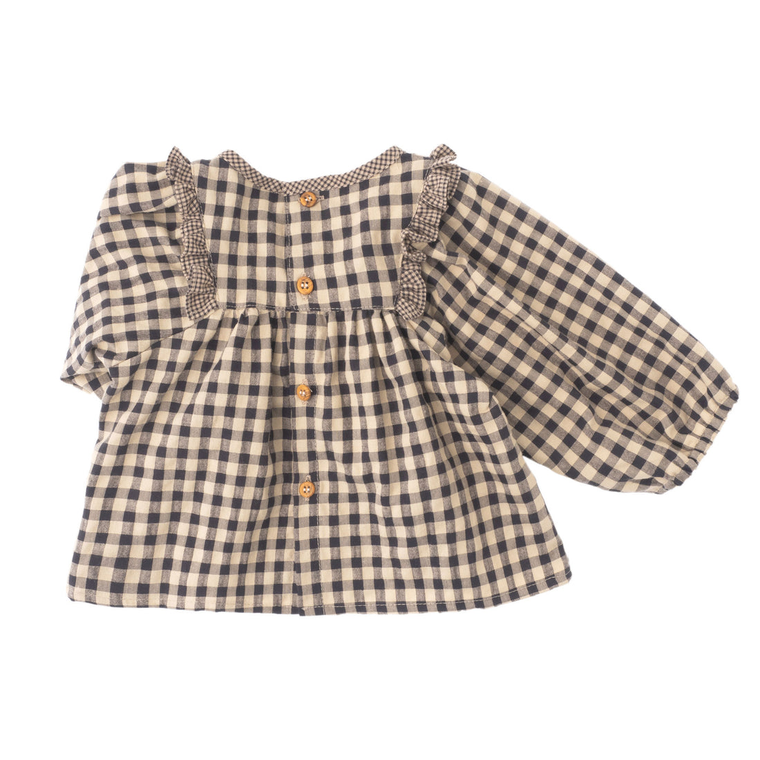 Tocoto Vintage Plaid Vichy Baby Blouse