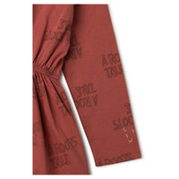 Letter To the World Brick Walnut Dress