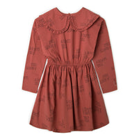 Letter To the World Brick Walnut Dress