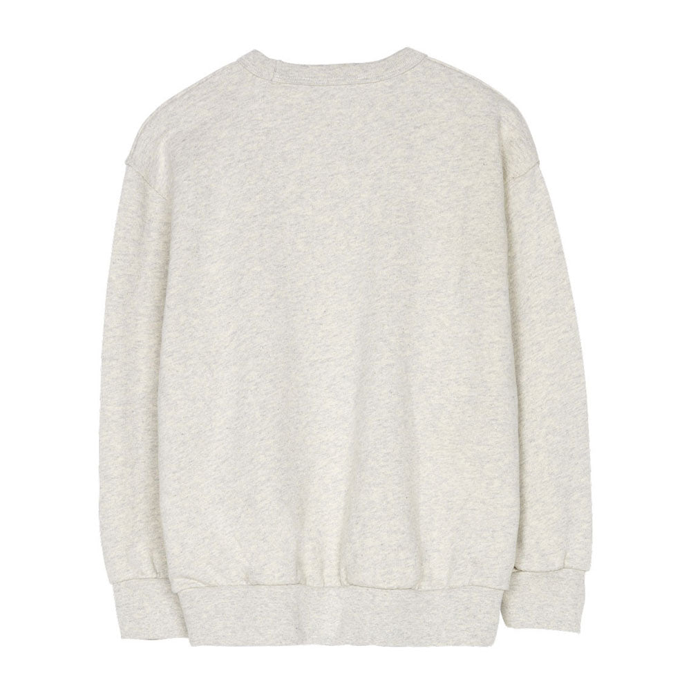 Finger in the Nose Wave Heather Ecru Crew Neck Sweatshirt