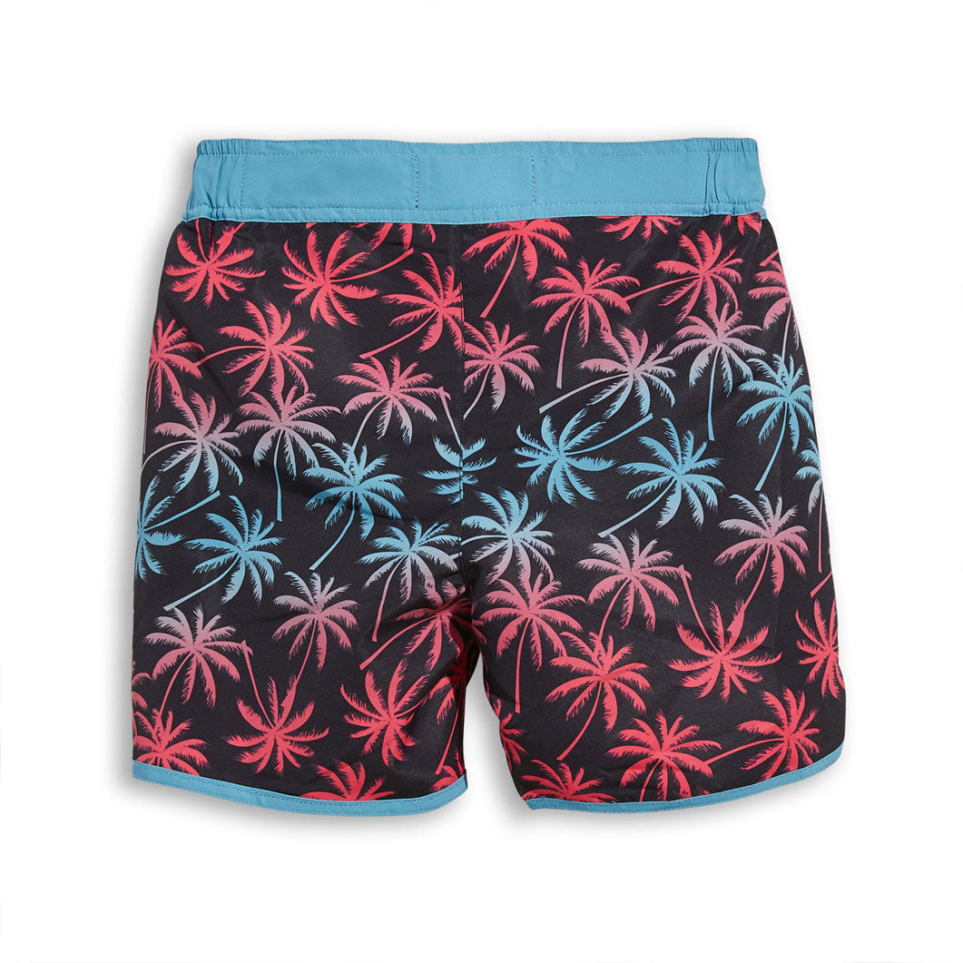 Finger in the Nose Blue Palms Waveboy Surf Shorts