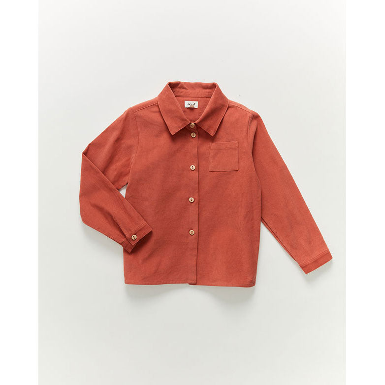 Oeuf Ls Shirt-Rose