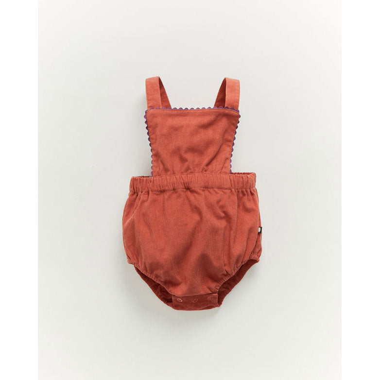 Oeuf Ric Rac Playsuit-Rose