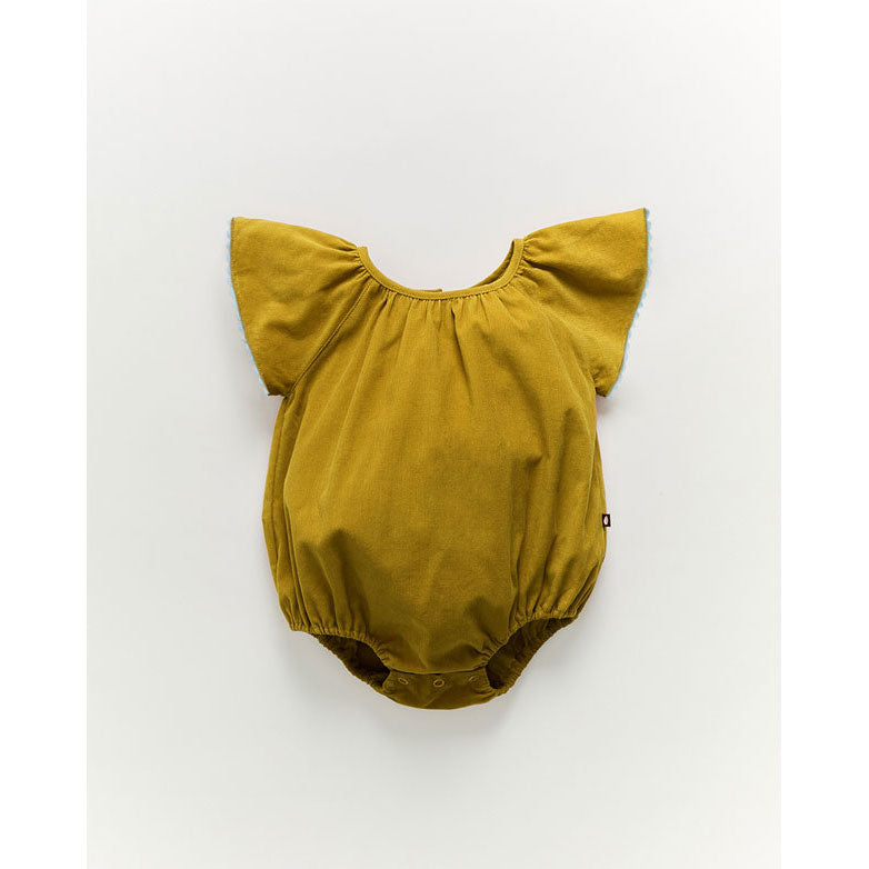 Oeuf Ric Rac Romper-Artichoke