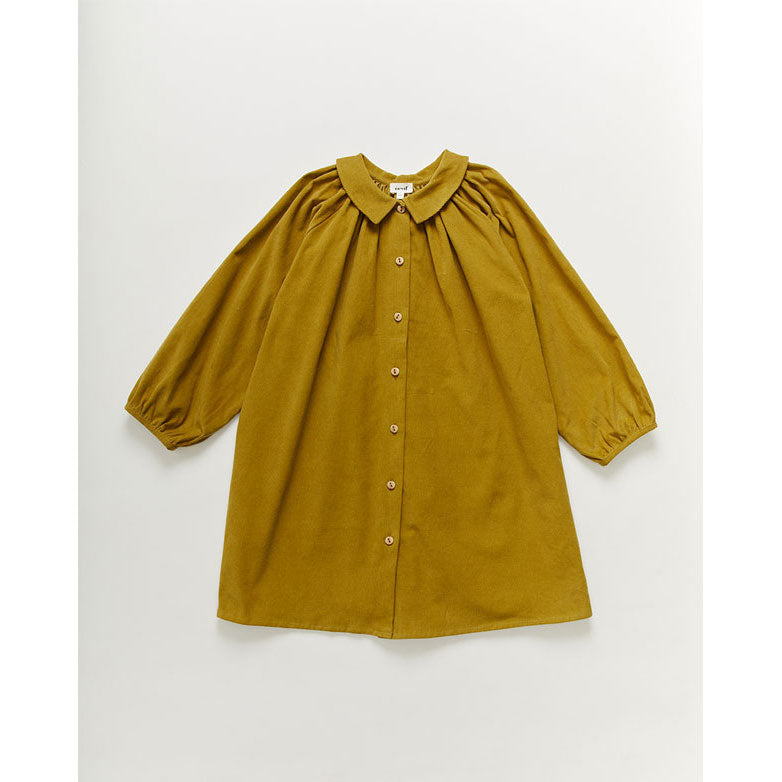 Oeuf Ls Blouse Dress-Artichoke