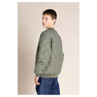 Finger in the Nose Weekly Khaki Quilted Sweater