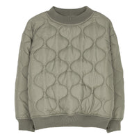 Finger in the Nose Weekly Khaki Quilted Sweater