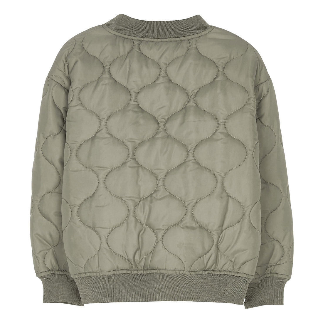 Finger in the Nose Weekly Khaki Quilted Sweater
