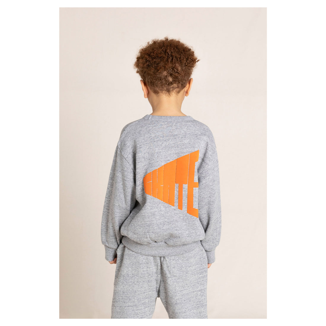 Finger in the Nose Wind Heather Grey Perspective Loose Sweater