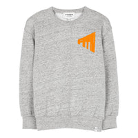 Finger in the Nose Wind Heather Grey Perspective Loose Sweater