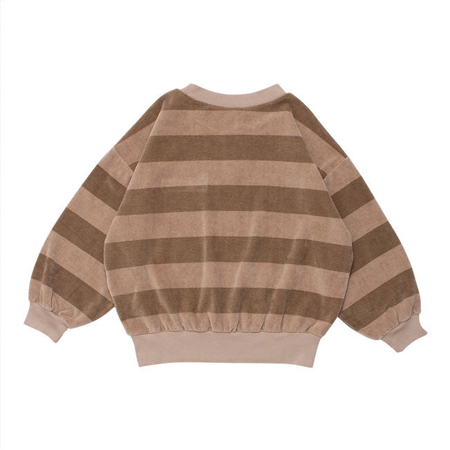 WYNKEN Wynken Perform Sweat - Soft Brown Stripe