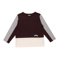 WYNKEN Tri Line Tee - Chocolate/Milk