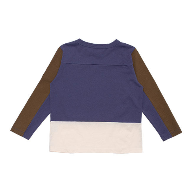 WYNKEN Tri Line Tee - Blue/Olive/Milk