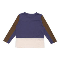 WYNKEN Tri Line Tee - Blue/Olive/Milk