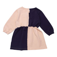 WYNKEN Horizon Dress - Soft Pink/Navy