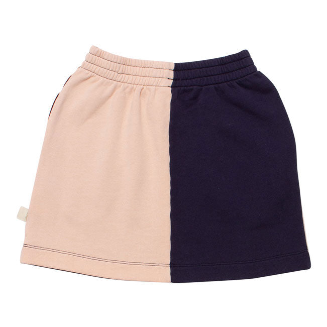 WYNKEN Horizon Track Skirt - Soft Pink/Navy