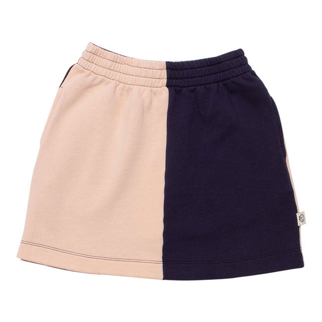 WYNKEN Horizon Track Skirt - Soft Pink/Navy