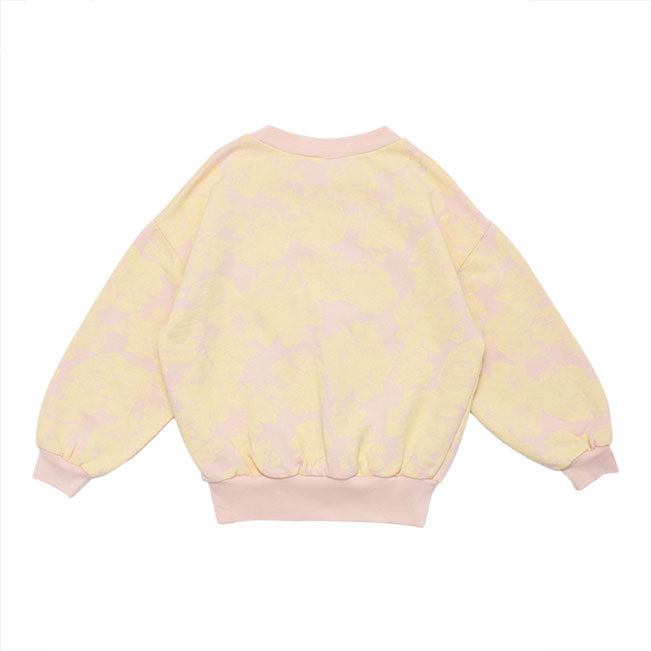 WYNKEN Cumulo Sweat - Soft Pink/Yellow
