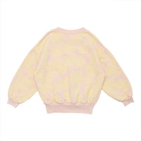 WYNKEN Cumulo Sweat - Soft Pink/Yellow