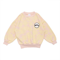 WYNKEN Cumulo Sweat - Soft Pink/Yellow