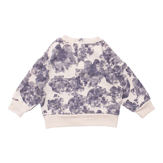 WYNKEN Cumulo Wynken Sweat - Milk/Soft Navy