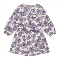 WYNKEN Cumulo Dress - Milk/Soft Navy