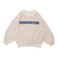 WYNKEN Moonrise Velour Sweat - Pale Pebble