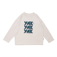 WYNKEN Yak Yak Yak Tee - Pebble/Alpine