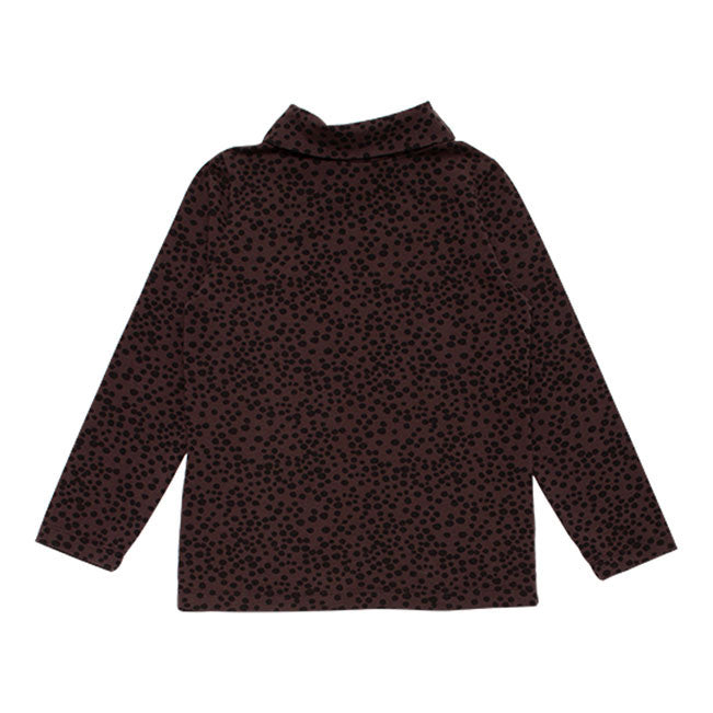WYNKEN Luna Roll Neck - Chocolate Animal