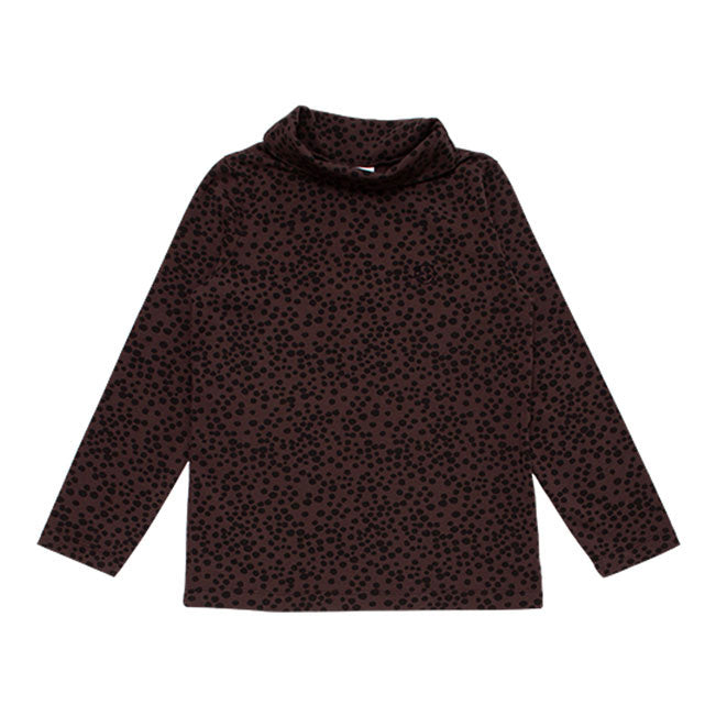 WYNKEN Luna Roll Neck - Chocolate Animal