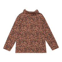 WYNKEN Luna Roll Neck - Clay Pink Animal