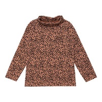 WYNKEN Luna Roll Neck - Clay Pink Animal