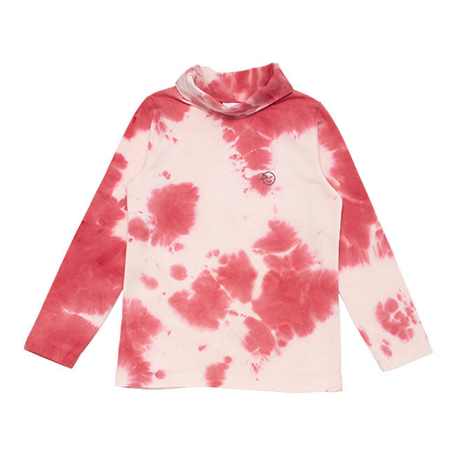 WYNKEN Luna Roll Neck - Pink Tie Dye